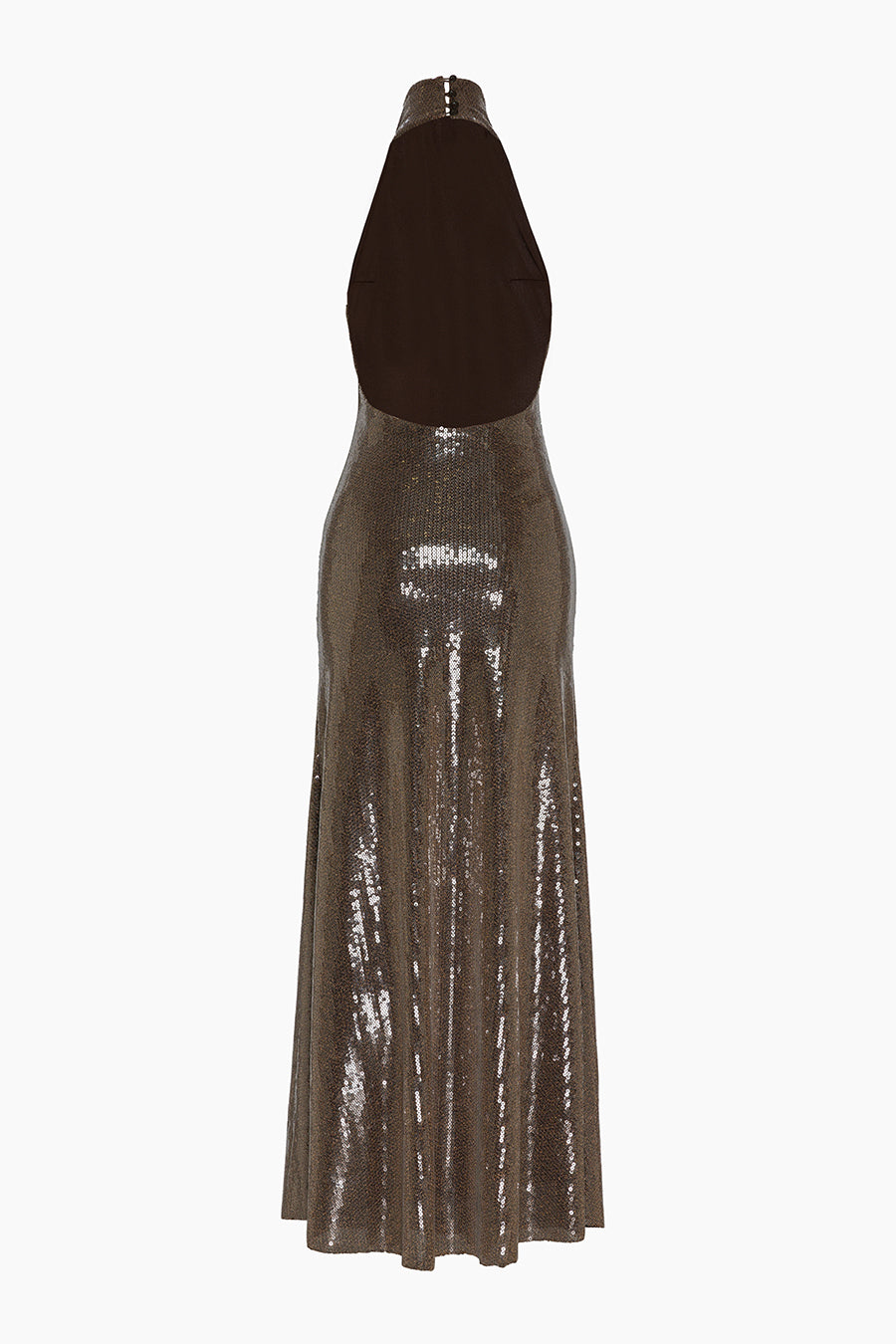 Blush Elbise - Kahverengi Payet